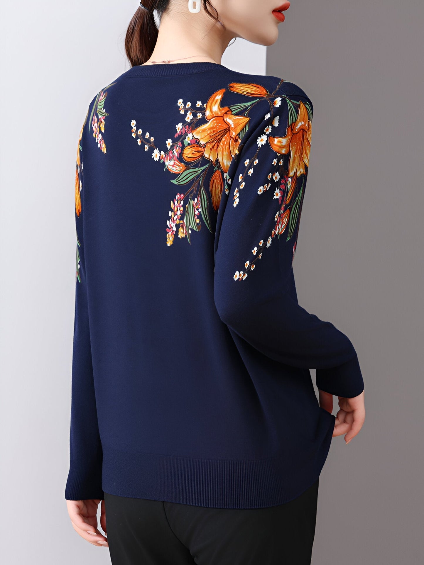 Kaylee Sweater | Stylish Printed Sweater for Women