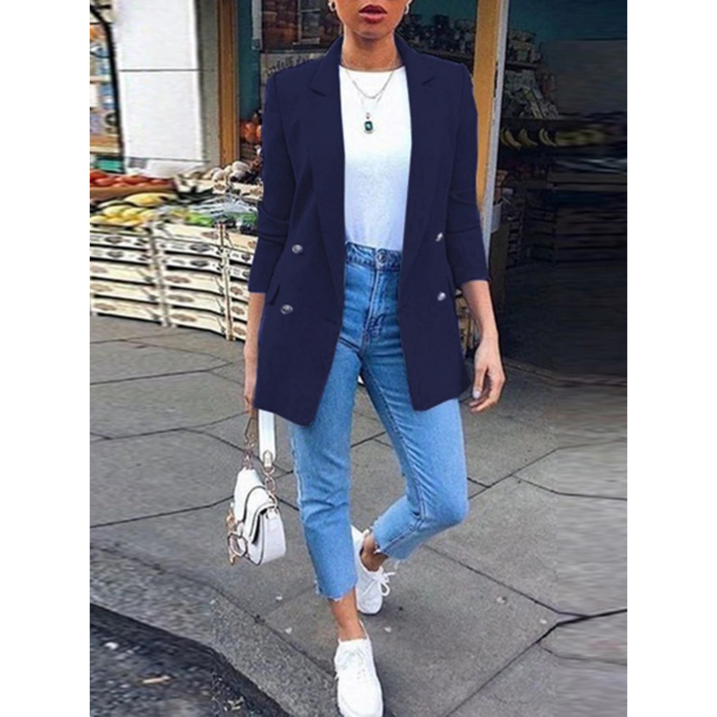 Yumi Blazer | Women’s Longline Blazer with Tailored Fit
