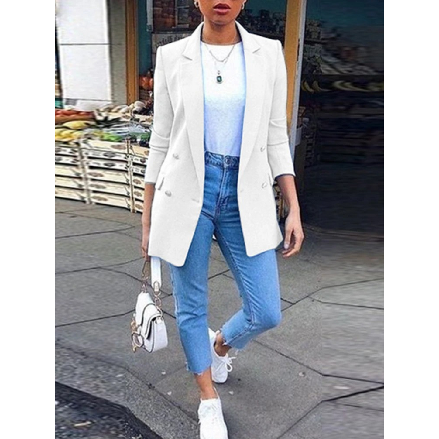 Yumi Blazer | Women’s Longline Blazer with Tailored Fit