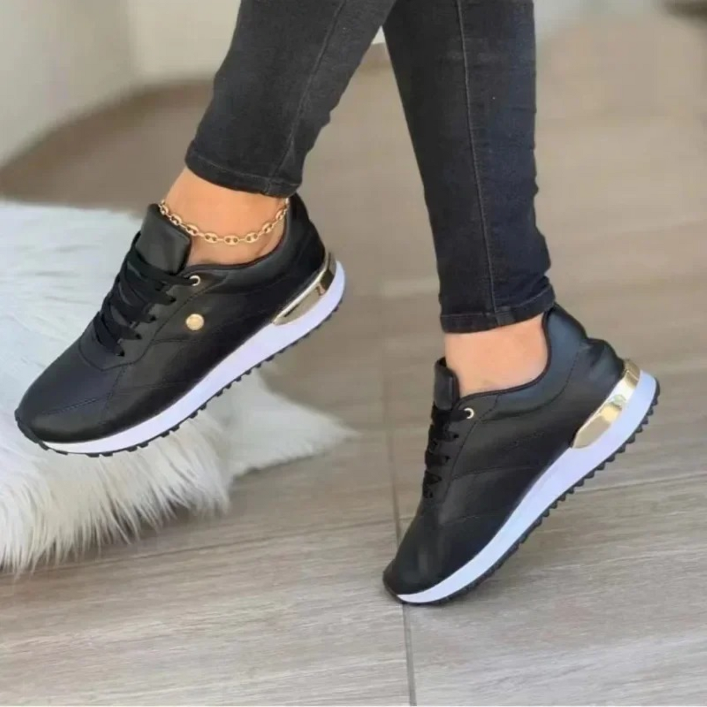 Yamina Sneakers | Women’s Sneakers with Soft Sole and Minimalist Style