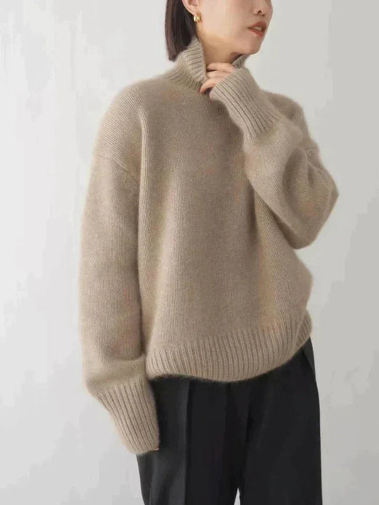 Palmaira Jumper | Women's Autumn Luxe Cashmere Turtleneck Jumper