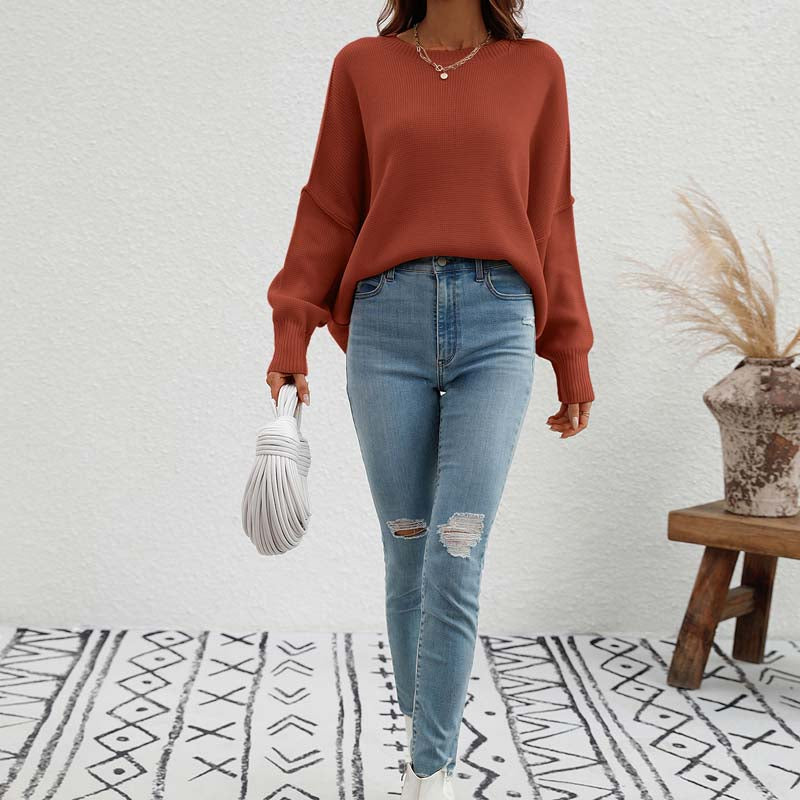 Oriana Jumper | Women's Autumn Round Neck Knitted Jumper