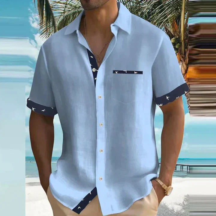 Yassin Shirt | Men’s Lightweight Casual Short Sleeve Summer Shirt