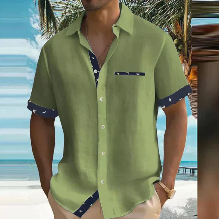 Yassin Shirt | Men’s Lightweight Casual Short Sleeve Summer Shirt