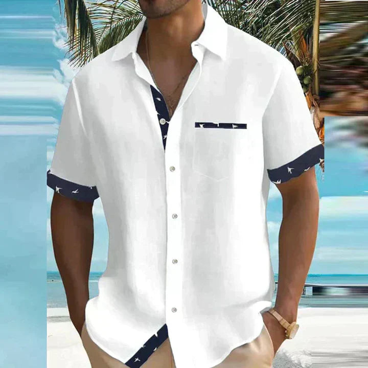 Yassin Shirt | Men’s Lightweight Casual Short Sleeve Summer Shirt