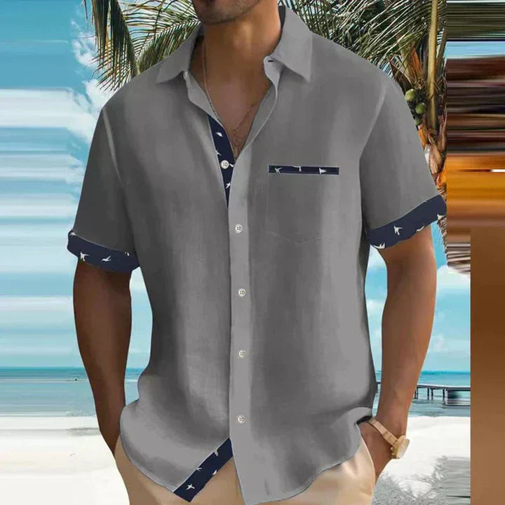 Yassin Shirt | Men’s Lightweight Casual Short Sleeve Summer Shirt