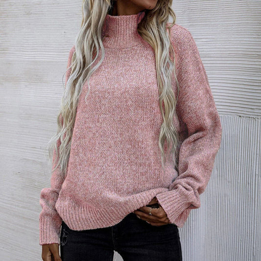 Odelia Sweater | Women's Autumn Solid Color Turtleneck Sweater