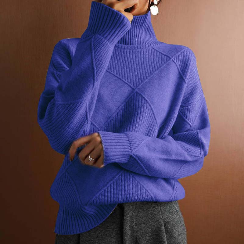 Nyna Sweater | Women's Winter High-Neck Knitted Sweater