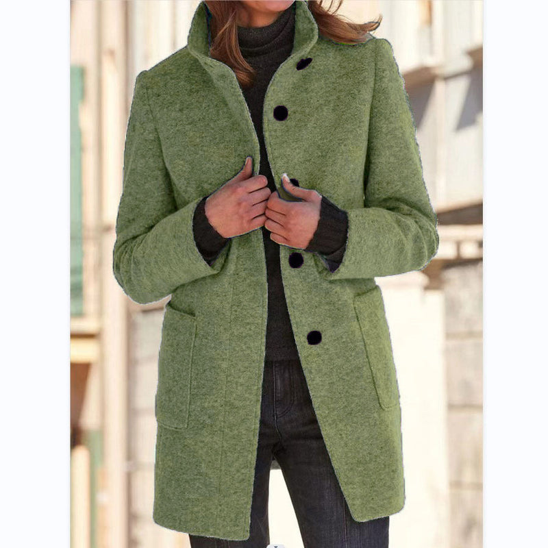 Isel Coat | Women's Stylish Elegant Button-Down Coat