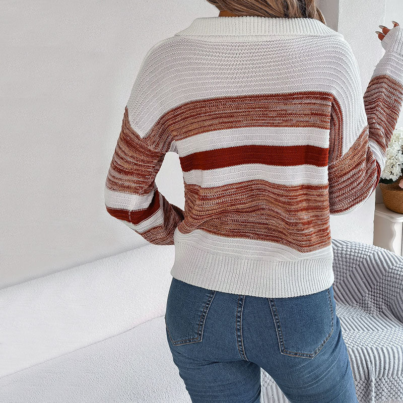 Ophelia Jumper | Women's Winter Striped Knit Jumper