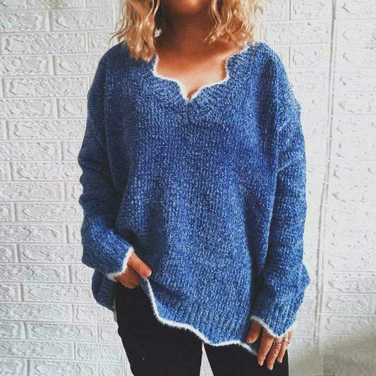 Novella Jumper | Women's Autumn Solid-Color Casual Jumper
