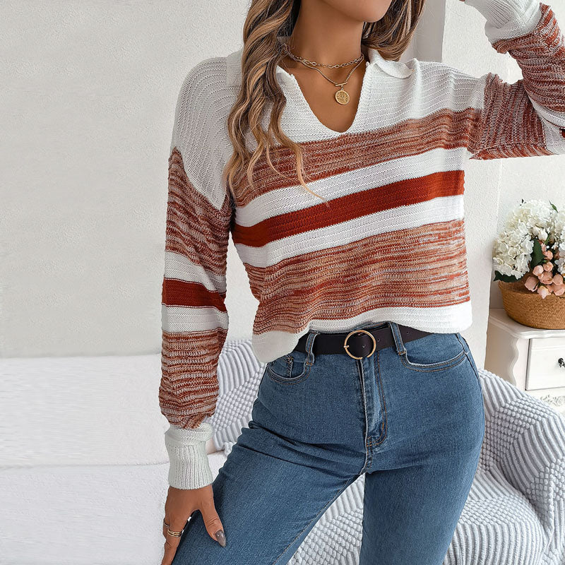 Ophelia Jumper | Women's Winter Striped Knit Jumper
