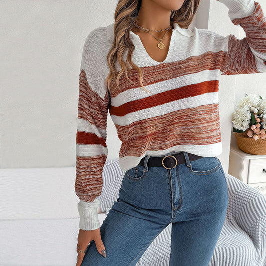 Ophelia Jumper | Women's Winter Striped Knit Jumper