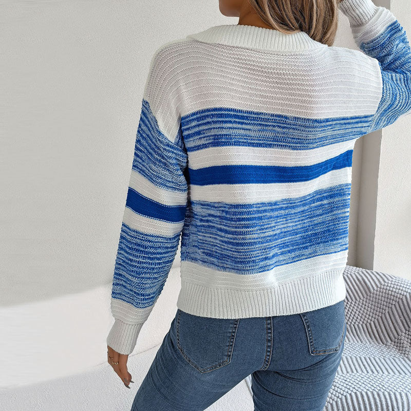 Ophelia Jumper | Women's Winter Striped Knit Jumper