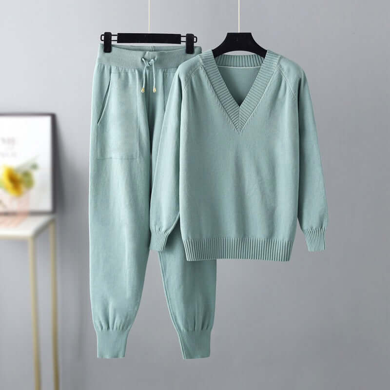 Jannah Set | Cozy Sweater and Jogger Pants Loungewear Set