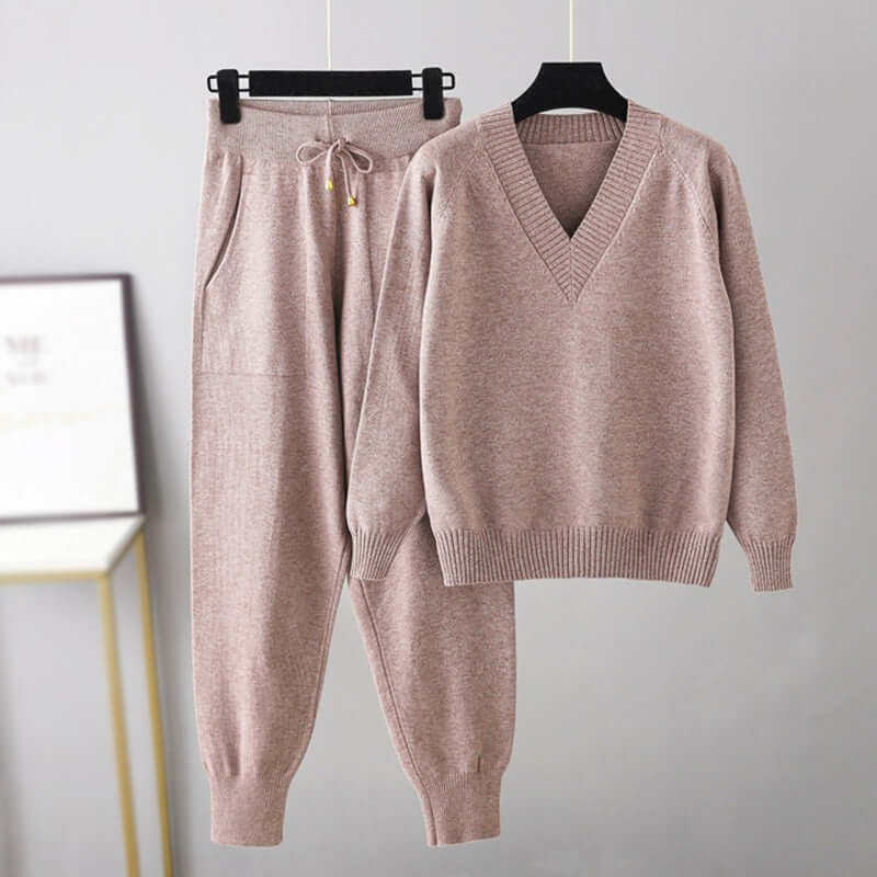 Jannah Set | Cozy Sweater and Jogger Pants Loungewear Set