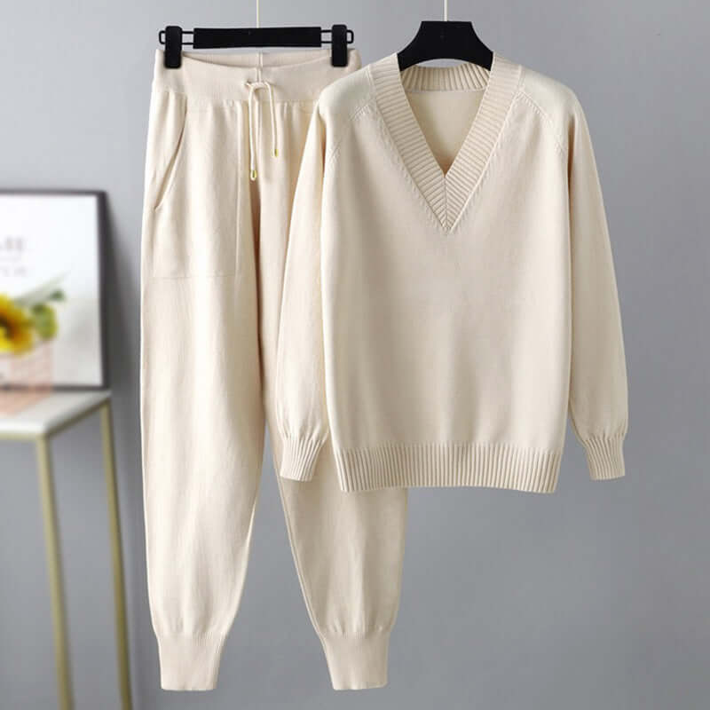 Jannah Set | Cozy Sweater and Jogger Pants Loungewear Set