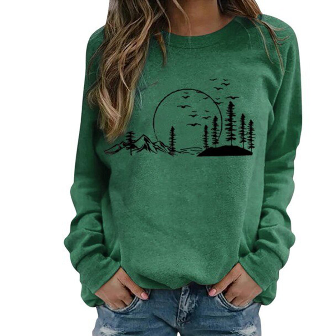 Joanna Sweatshirt | Cozy Nature-Inspired Graphic Sweatshirt