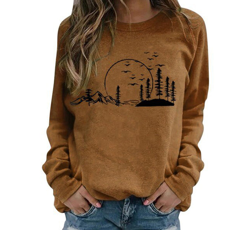 Joanna Sweatshirt | Cozy Nature-Inspired Graphic Sweatshirt