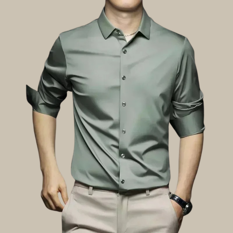 Xamir Silk Shirt | Men’s Elegant Lightweight Silk Shirt