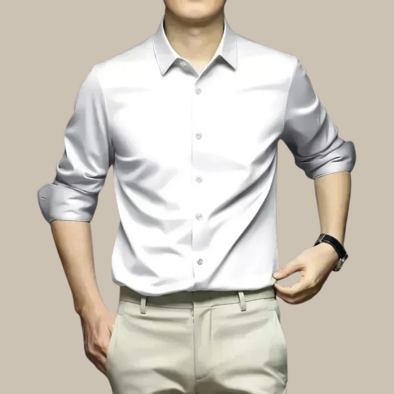 Xamir Silk Shirt | Men’s Elegant Lightweight Silk Shirt