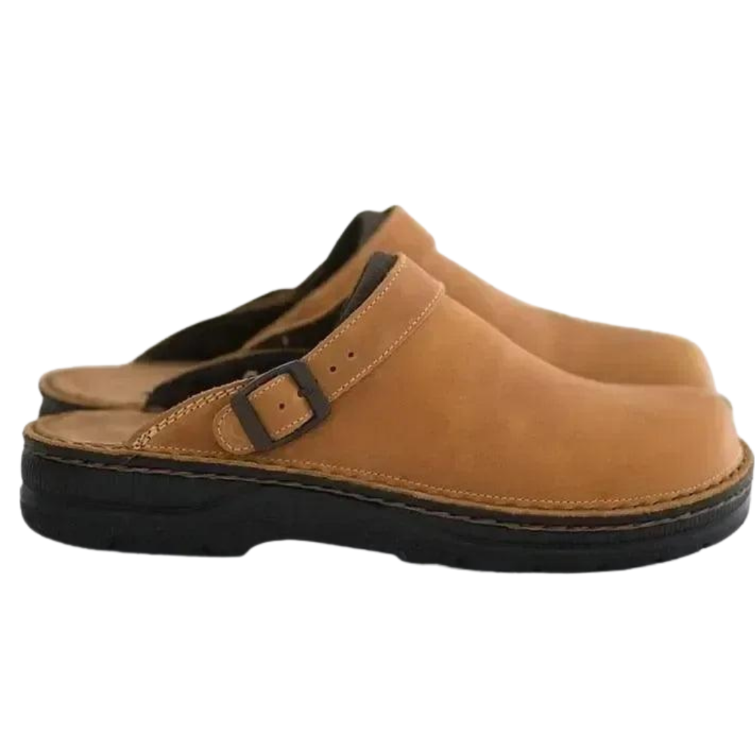 Greer Slippers | Leather Orthopedic Comfort Slippers