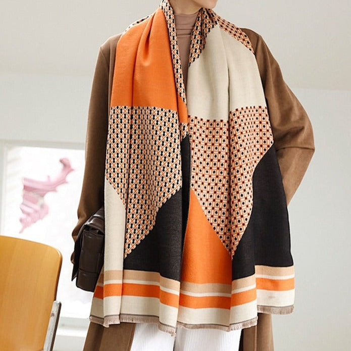 Jetta  Luxurious Winter Scarf | Elegant Patterns & Versatile Wear