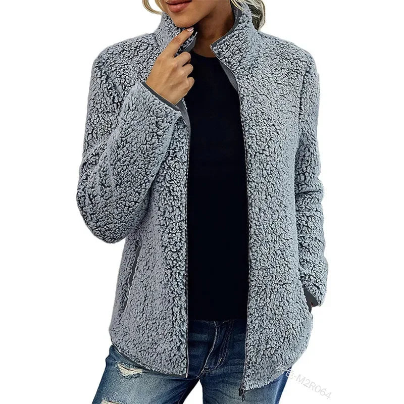 Nilda Jacket | Women's Autumn Fleece Zip-Up Jacket