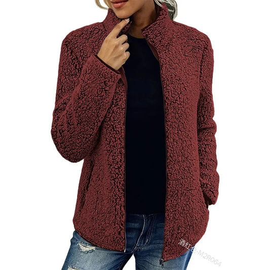 Nilda Jacket | Women's Autumn Fleece Zip-Up Jacket