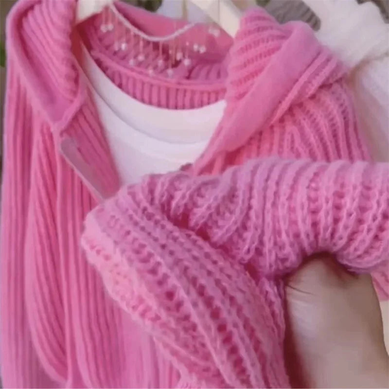 Louise Cardigan | Women's Knitted Zip-Up Hoodie