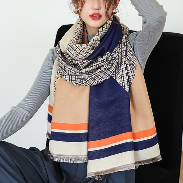 Jetta  Luxurious Winter Scarf | Elegant Patterns & Versatile Wear