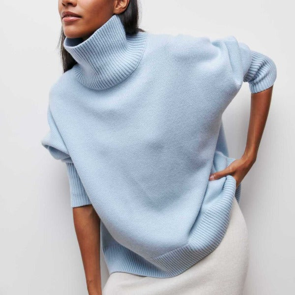 Halcyon Sweater | Cozy Turtleneck Knit Jumper