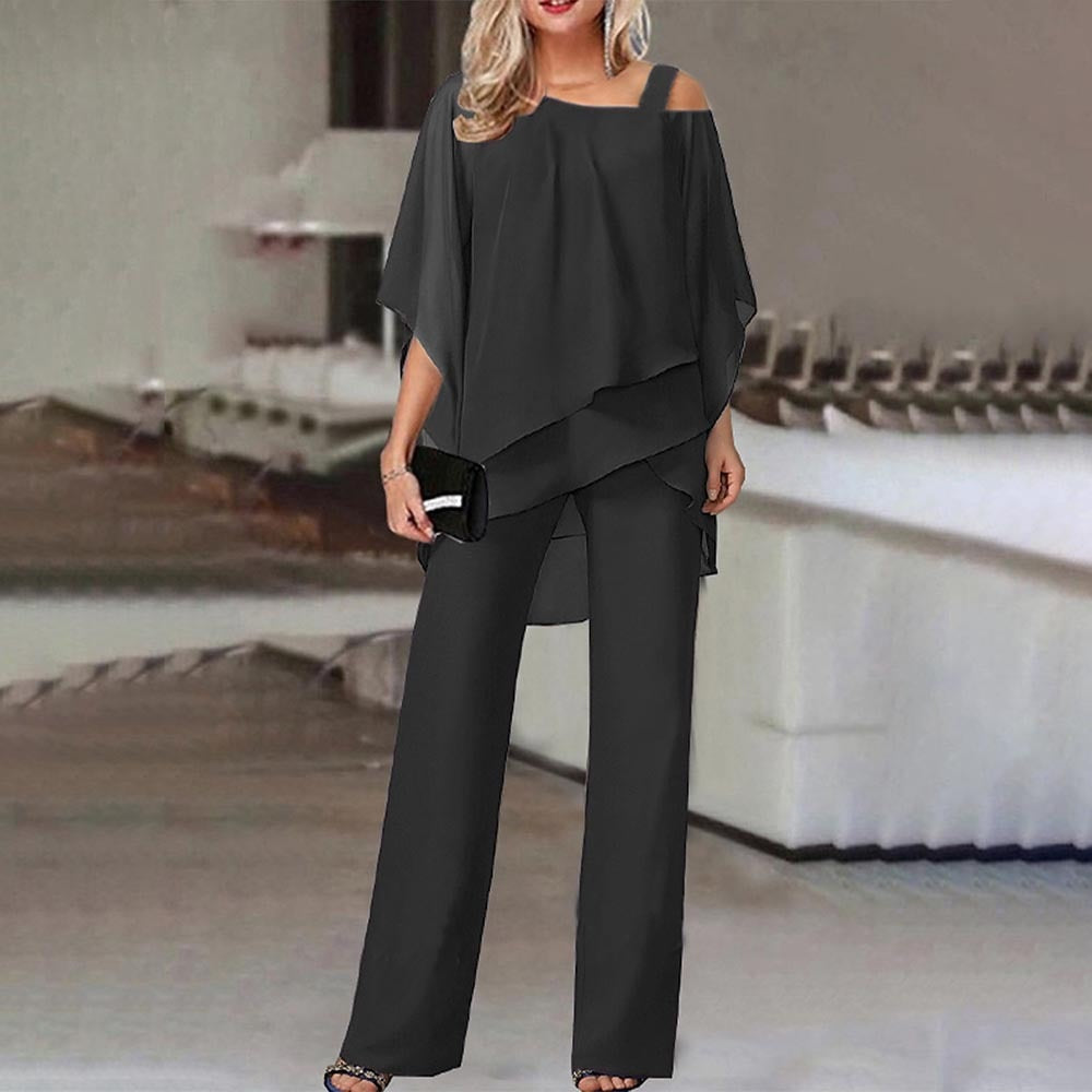 Xelira Two Piece Set | Women’s Cold Shoulder Matching Outfit for Effortless Style