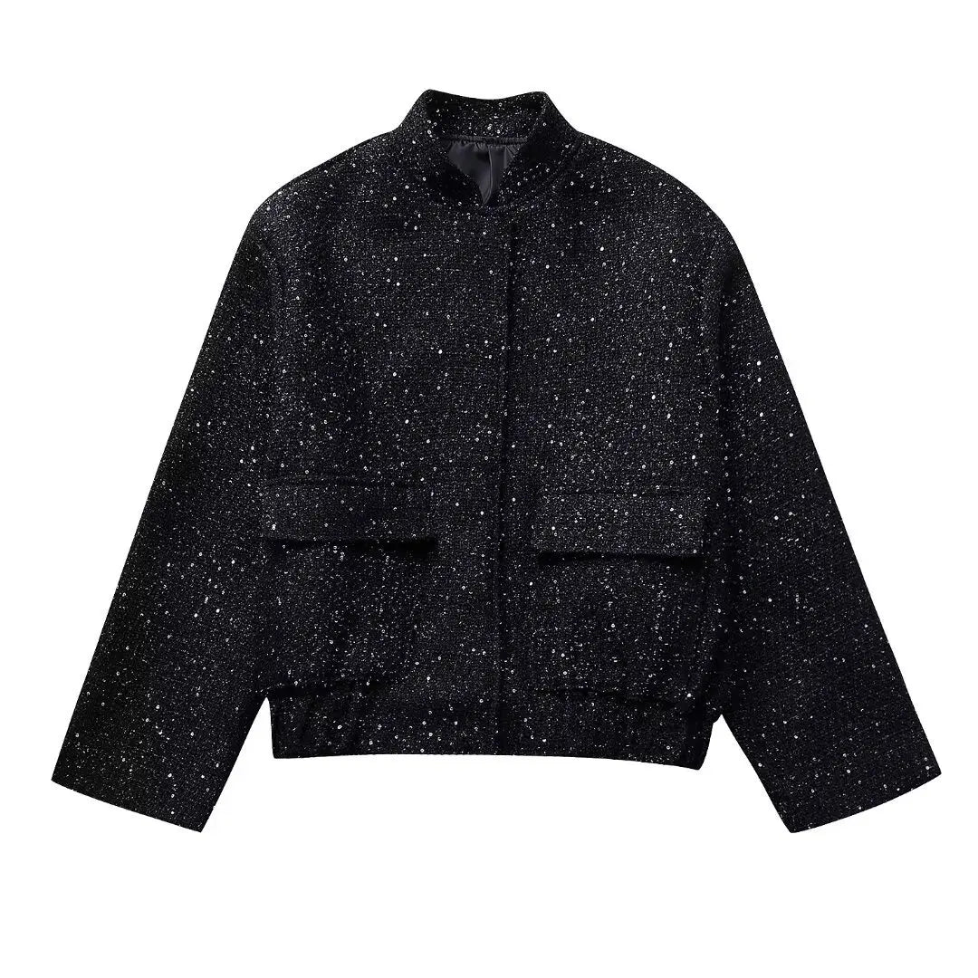 Shanaya Blazer | Autumn Sequin Statement Blazer