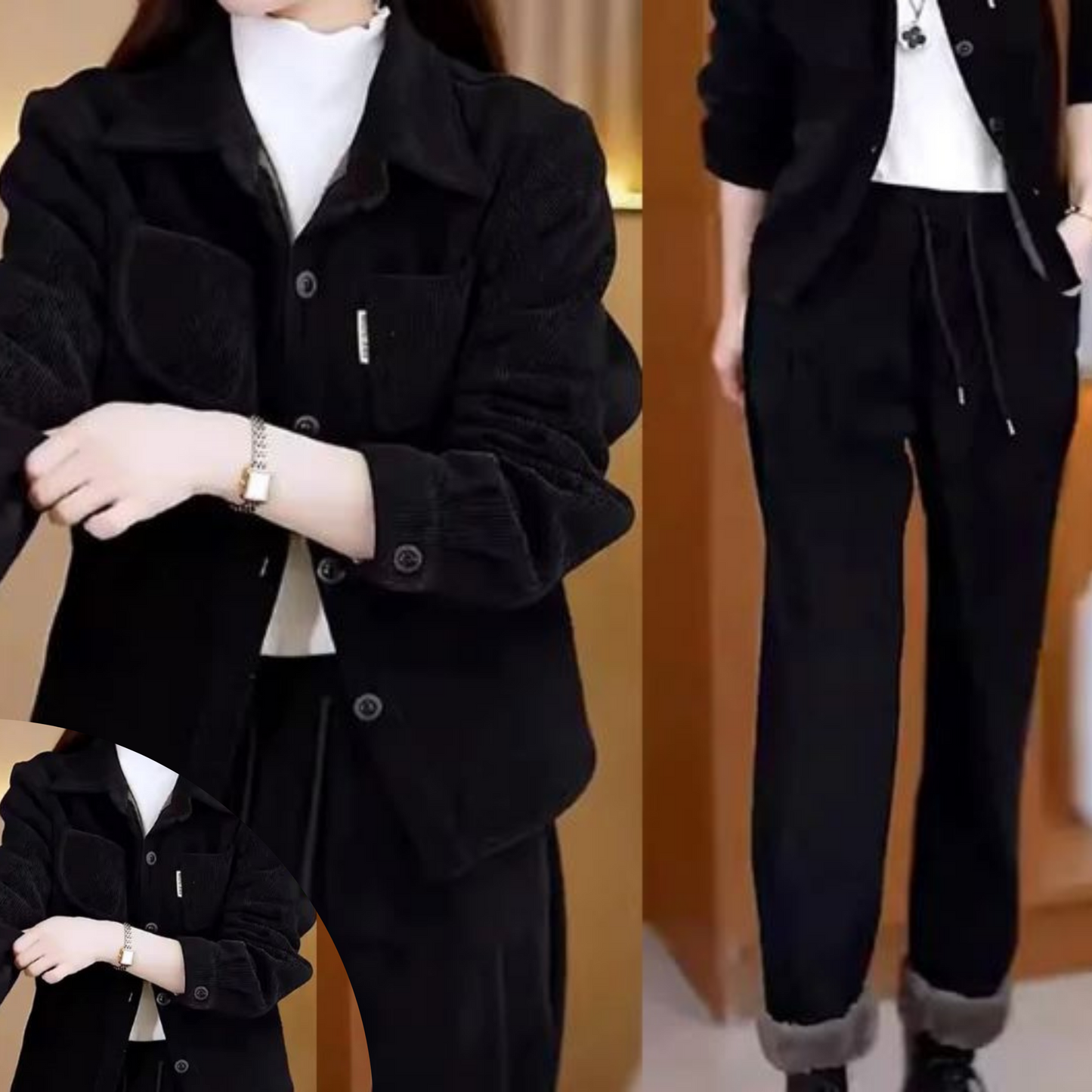 Isley Suit Set | Women's Vintage Winter Blazer and Trousers