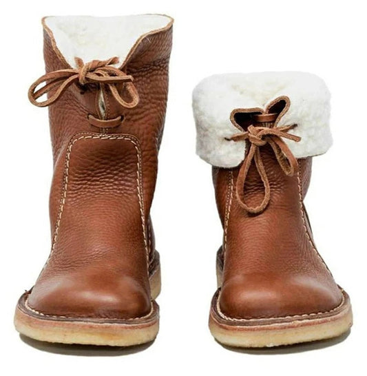 Ivelisse   Boots | Women's Wool-Lined Waterproof Leather Boots