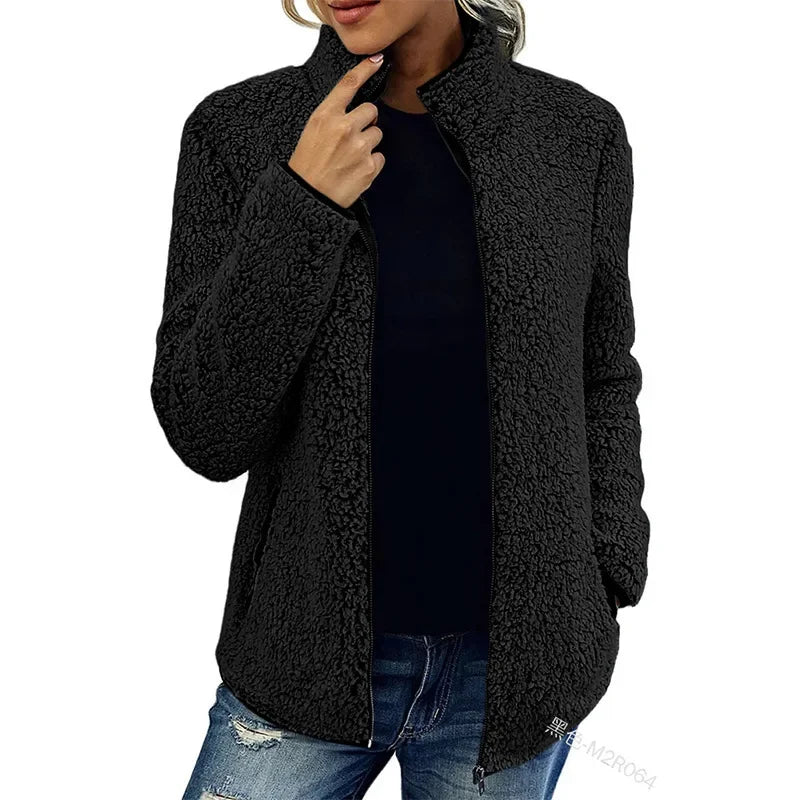Nilda Jacket | Women's Autumn Fleece Zip-Up Jacket