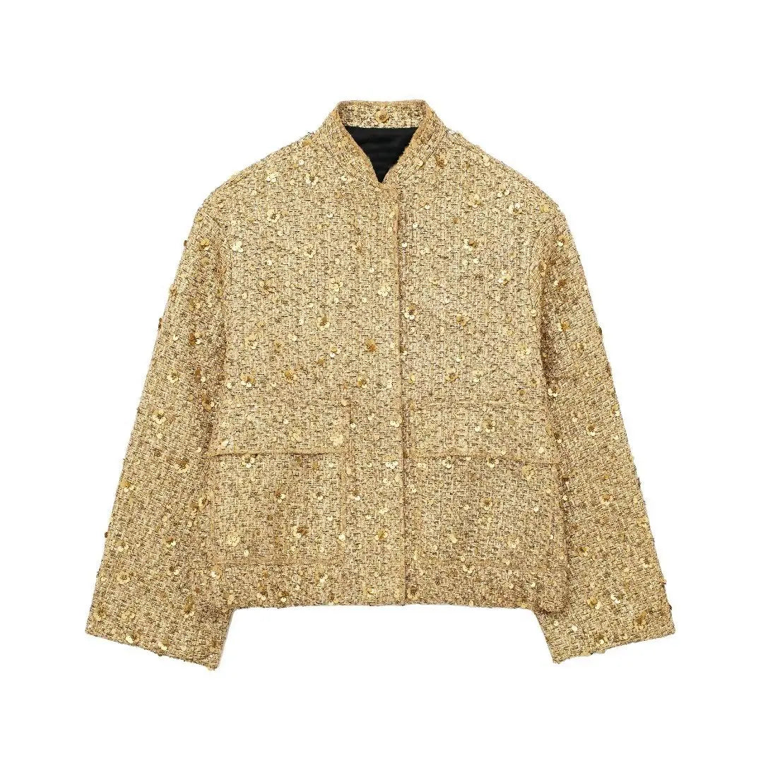 Shanaya Blazer | Autumn Sequin Statement Blazer