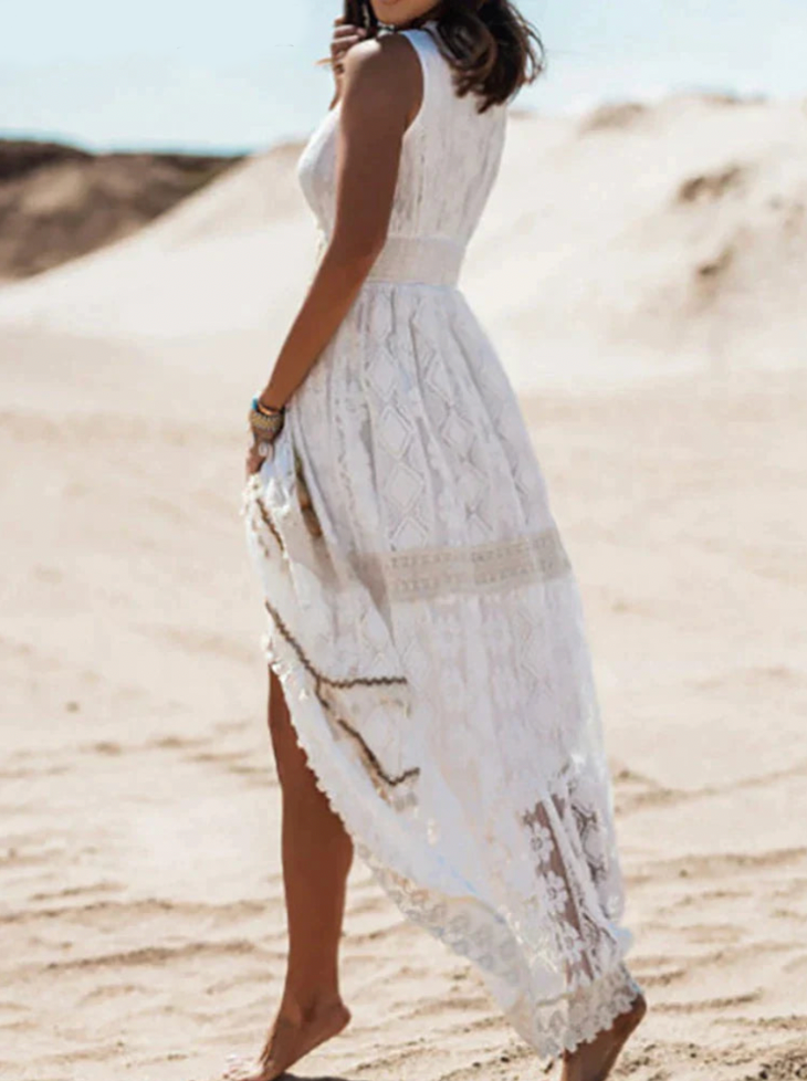 Fionyse Dress | Women’s Bohemian Summer Dress with V-Neckline and Flowy Fit