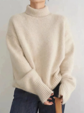 Natasha Sweater | Cashmere Turtleneck Sweater