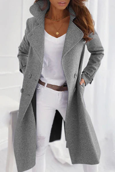 Emily Casual Coat | Elegant Versatile Long Coat