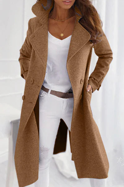 Emily Casual Coat | Elegant Versatile Long Coat