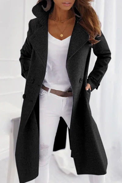 Emily Casual Coat | Elegant Versatile Long Coat