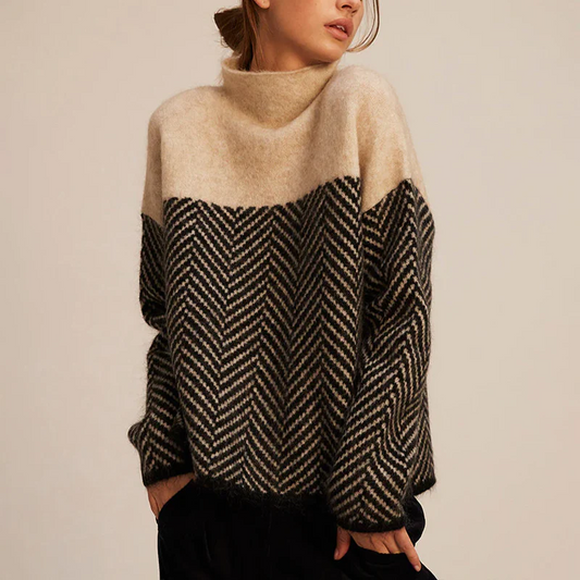 Eireann Sweater | Soft Cashmere Turtleneck Sweater