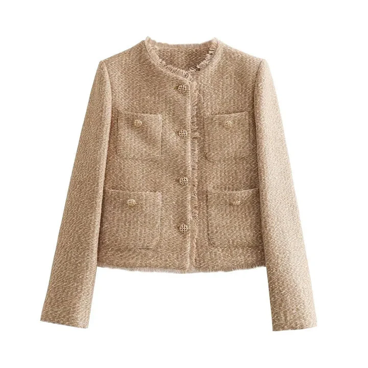 Elena Jacket | Elegant Short Jacket with Pockets