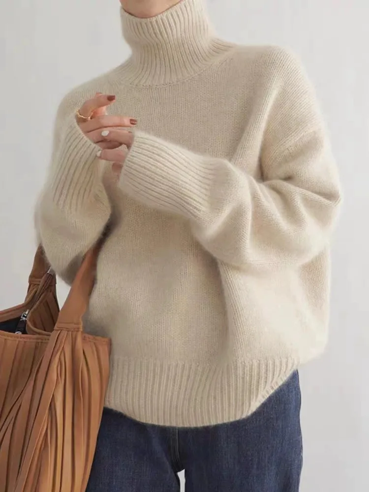 Estella Sweater | Cozy Turtleneck Knit Sweater