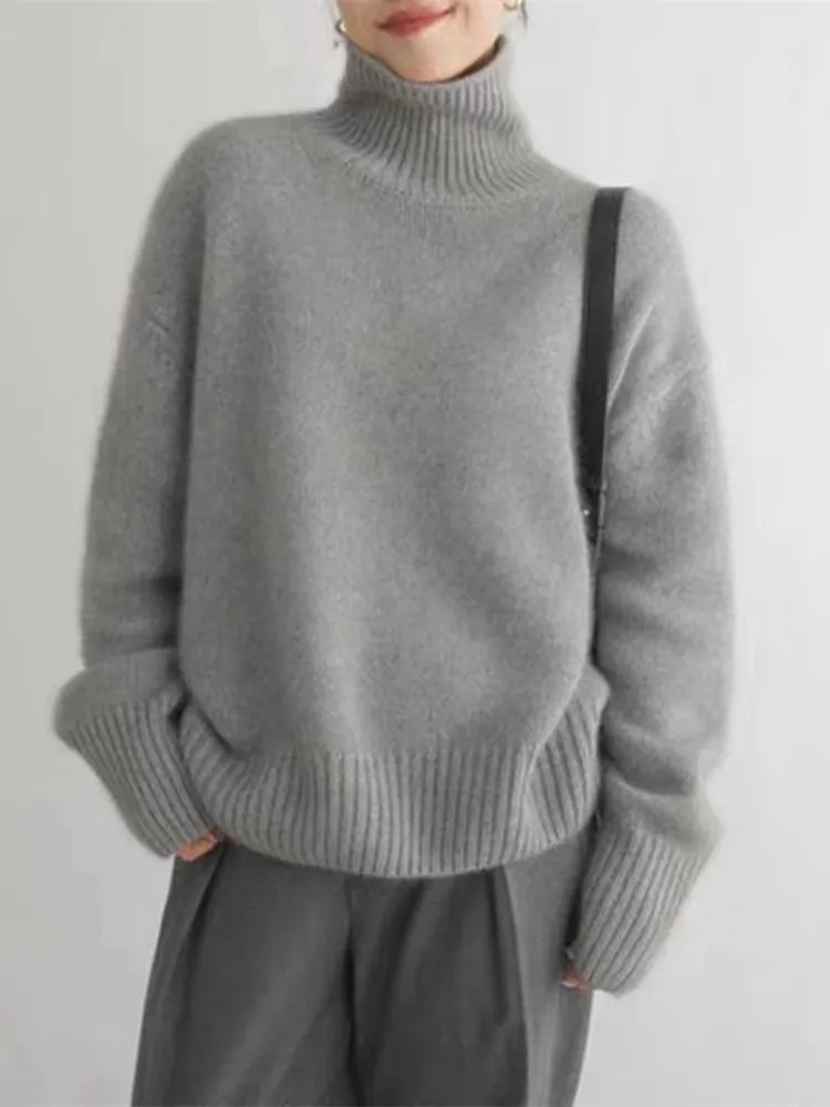 Estella Sweater | Cozy Turtleneck Knit Sweater