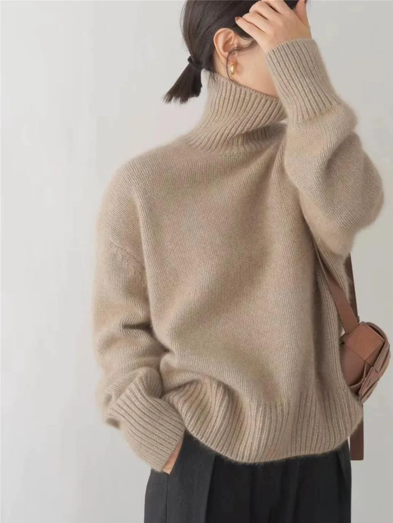 Estella Sweater | Cozy Turtleneck Knit Sweater