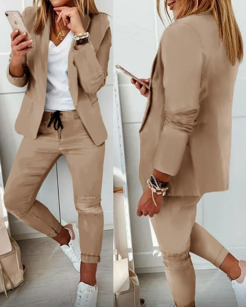 Eleanora Set | Casual Blazer and Trousers Set