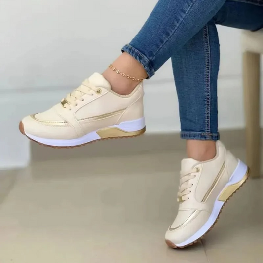 Yvonna Shoes | Women’s Lightweight Supportive Lace-Up Shoes with Soft Sole